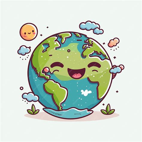 earth clipart easy|cute earth clip art.